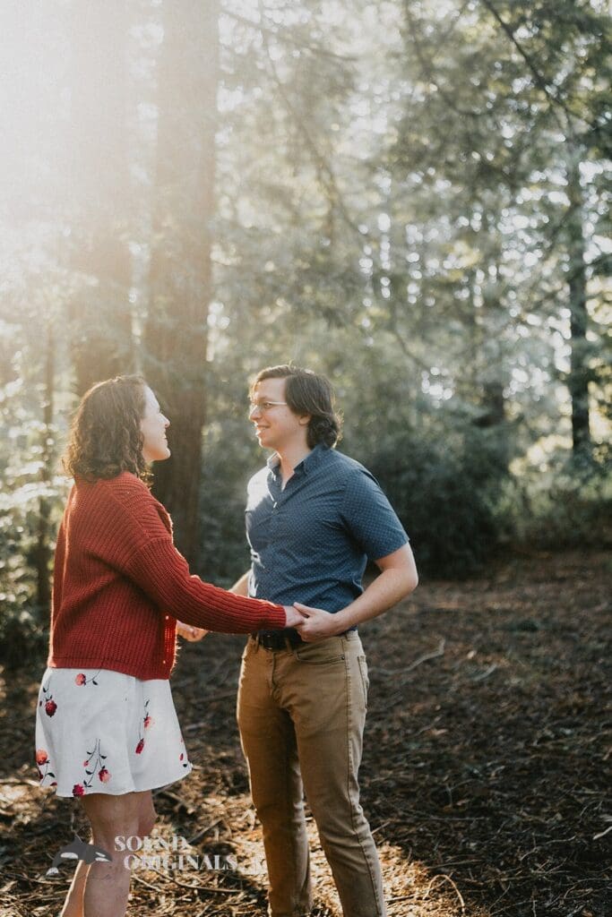Reinhardt Redwood Regional Park Engagement // Jacob + Lizzy -