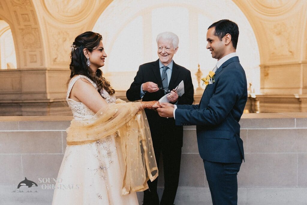 San Francisco City Hall Wedding // Adya + Ashutosh -