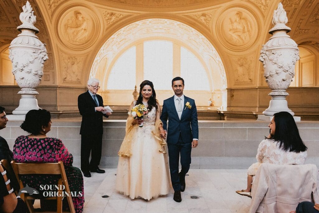 San Francisco City Hall Wedding // Adya + Ashutosh -