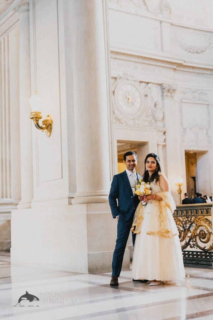 San Francisco City Hall Wedding // Adya + Ashutosh -