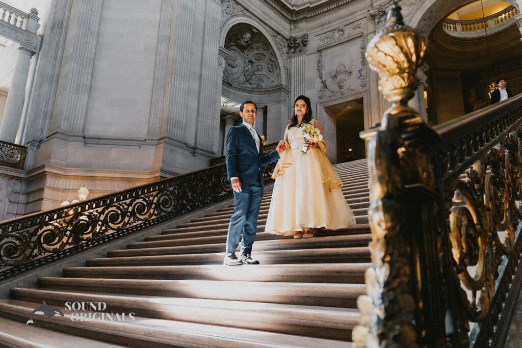 San Francisco City Hall Wedding // Adya + Ashutosh -