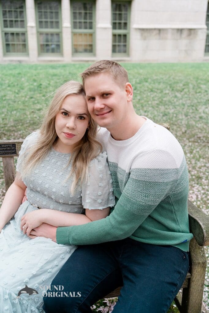 UW Cherry Blossoms Engagement // Alexandra + Blake -