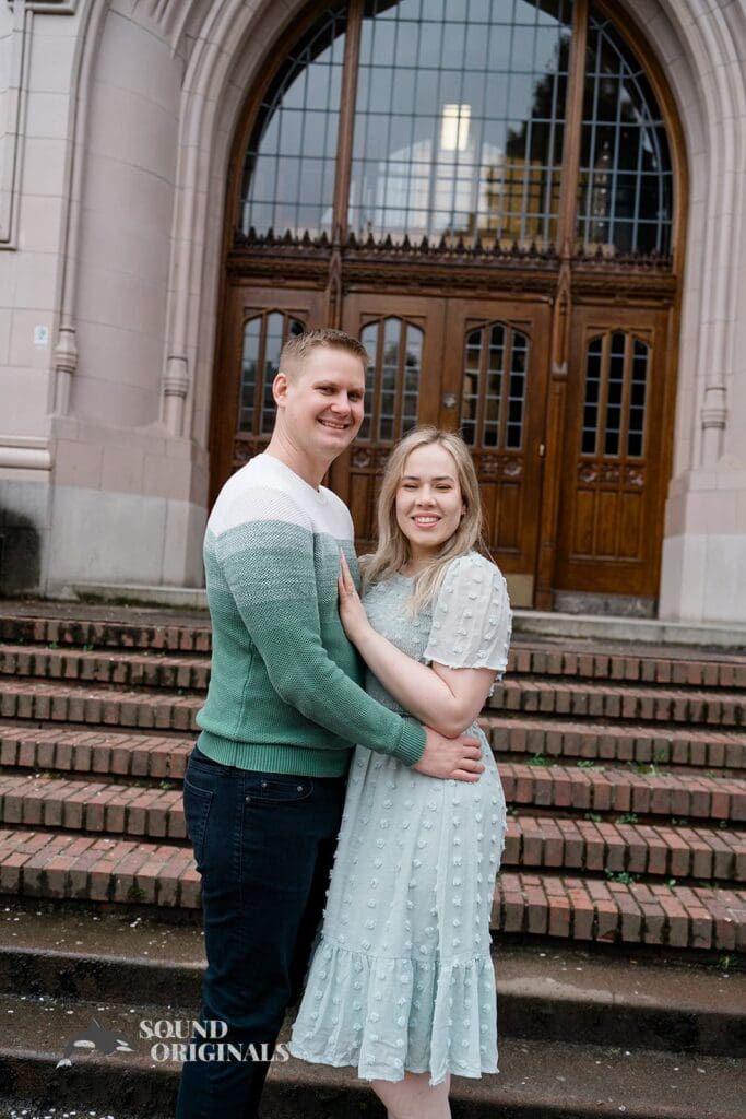 UW Cherry Blossoms Engagement // Alexandra + Blake -