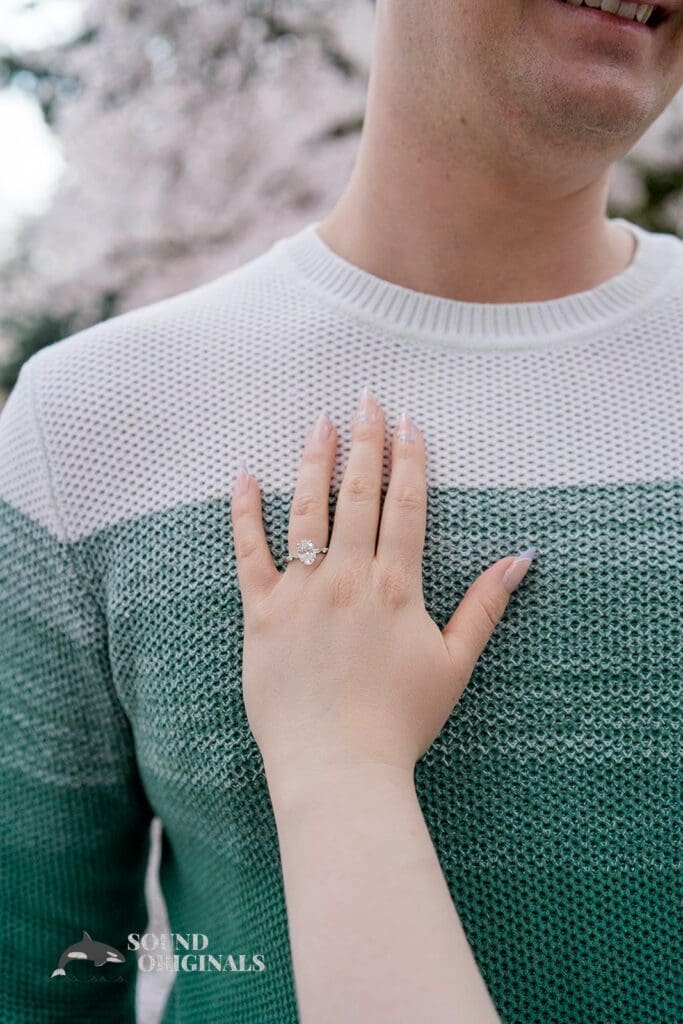 UW Cherry Blossoms Engagement // Alexandra + Blake -