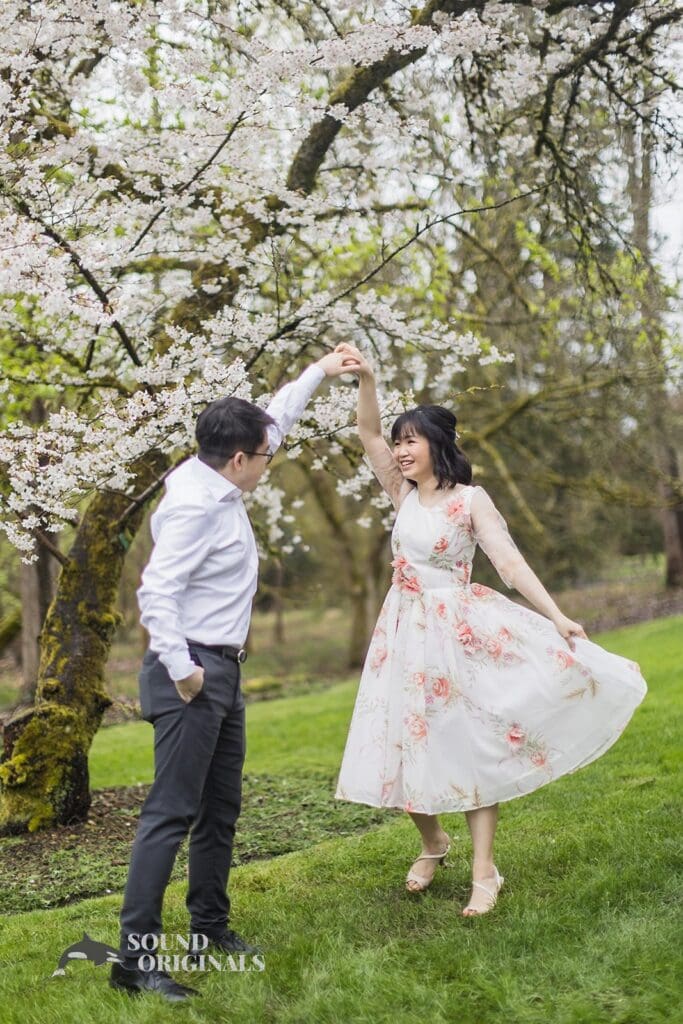 Washington State Arboretum Engagement // Linh + Myron -