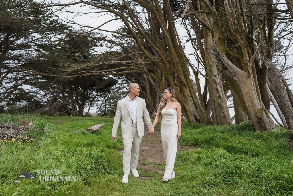 Shark Fin Cove engagement photography by San Francisco Wedding Photography & Videography, one of the 24 Best Places for Engagement Photos in San Francisco
