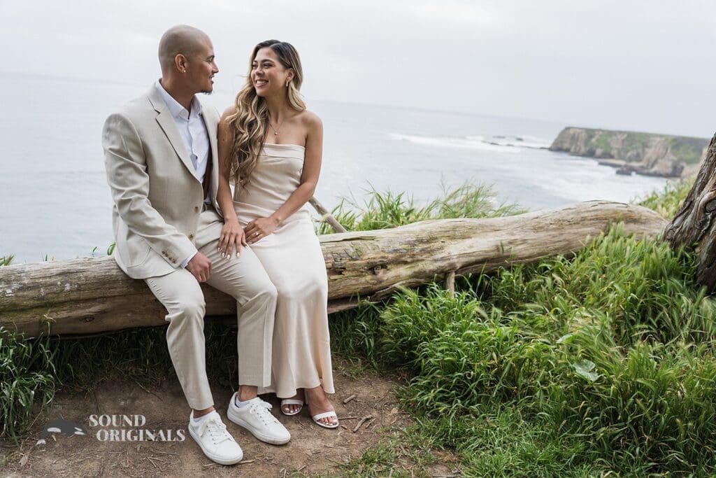 Shark Fin Cove engagement photography by San Francisco Wedding Photography & Videography, one of the 24 Best Places for Engagement Photos in San Francisco