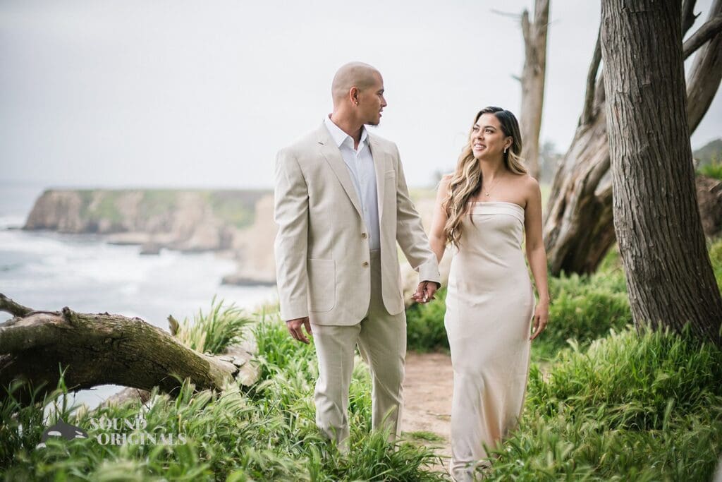 Shark Fin Cove Engagement // Rachel & Gilbert -
