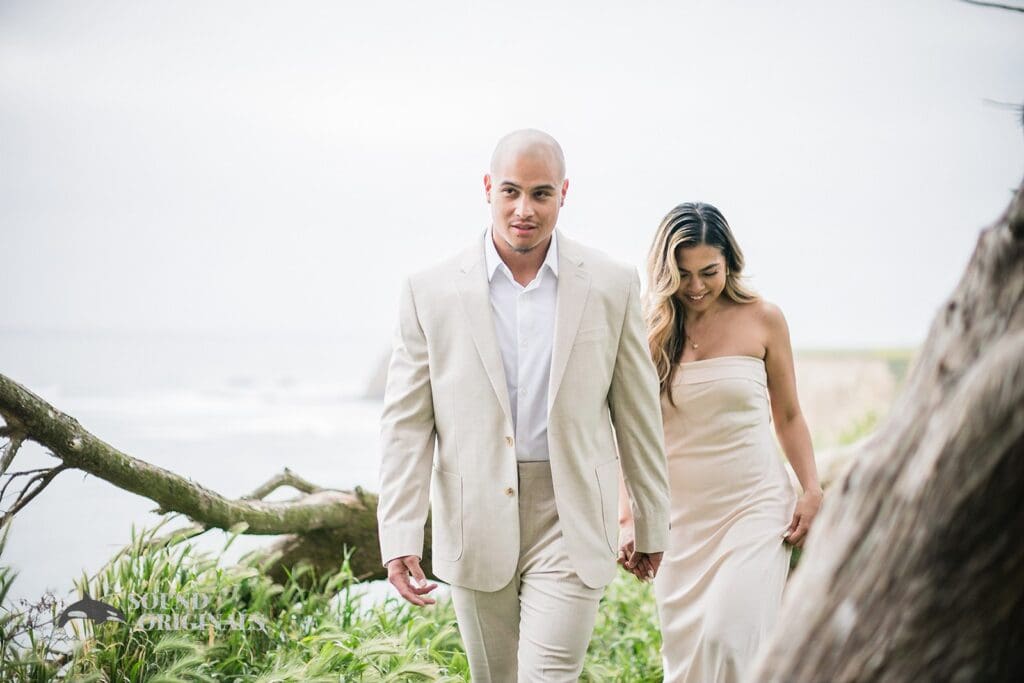 Shark Fin Cove Engagement // Rachel & Gilbert -
