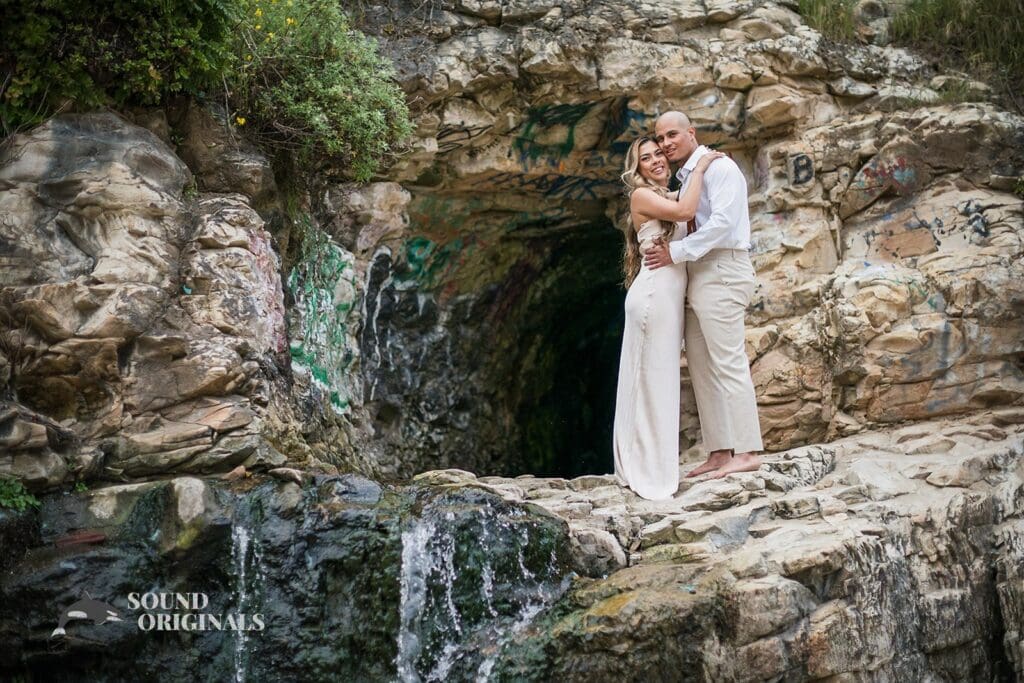 Shark Fin Cove engagement photography by San Francisco Wedding Photography & Videography, one of the 24 Best Places for Engagement Photos in San Francisco