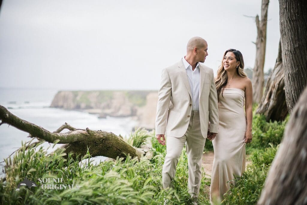 Shark Fin Cove engagement photography by San Francisco Wedding Photography & Videography, one of the 24 Best Places for Engagement Photos in San Francisco