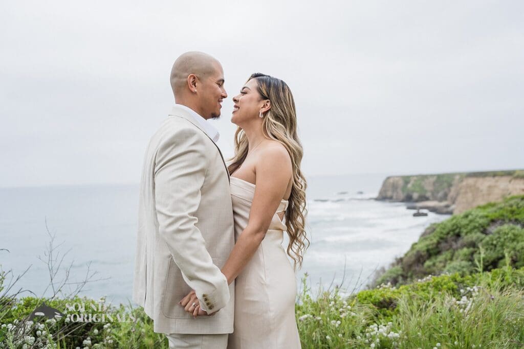 Shark Fin Cove engagement photography by San Francisco Wedding Photography & Videography, one of the 24 Best Places for Engagement Photos in San Francisco