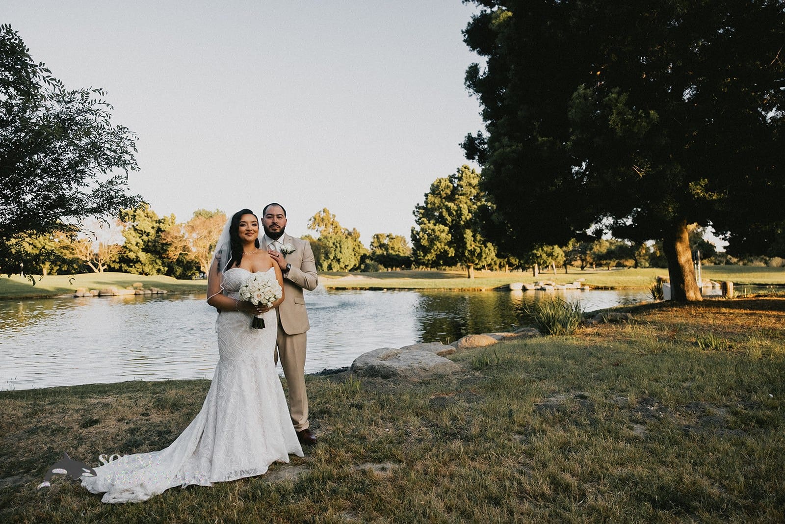 Skylinks at Long Beach Wedding // Laura + Javier -