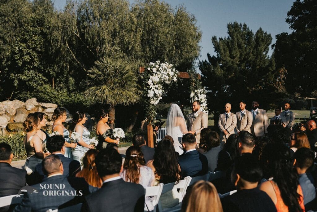 Skylinks at Long Beach Wedding // Laura + Javier -