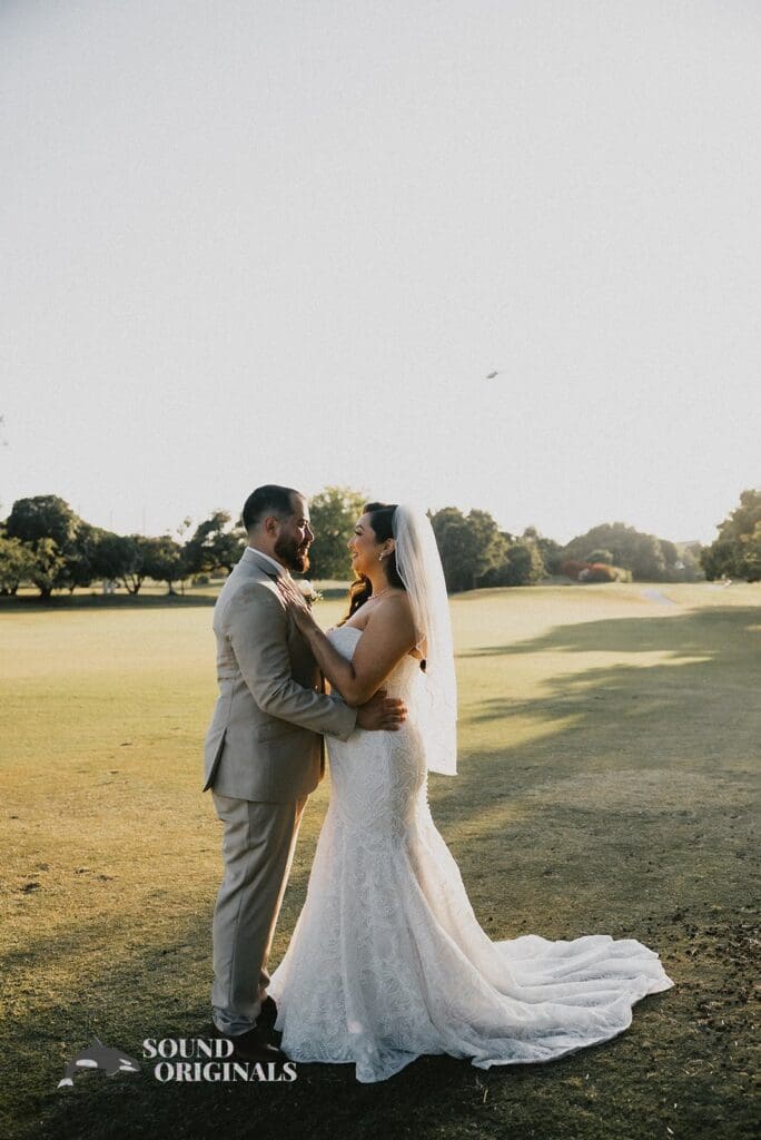 Skylinks at Long Beach Wedding // Laura + Javier -