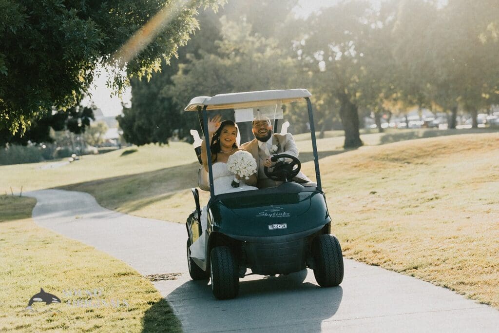 Skylinks at Long Beach Wedding // Laura + Javier -