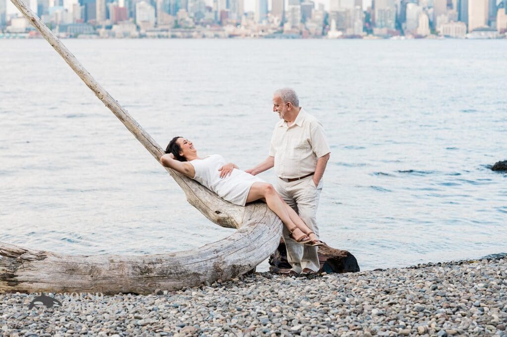 Janet + Adam Alki Beach Engagement // Adam & Janet -