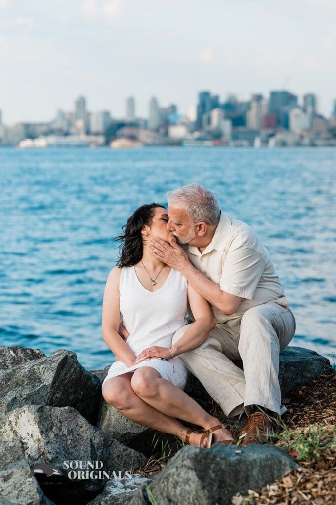 Janet + Adam Alki Beach Engagement // Adam & Janet -