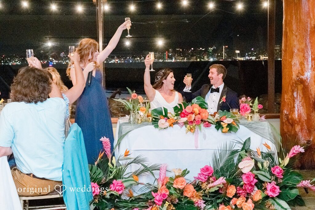 Leah + Timothy Bali Hai Restaurant Wedding -