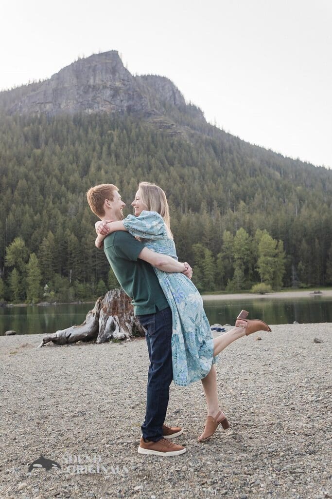 Rattlesnake Lake Engagement // Marshall + Jordan -