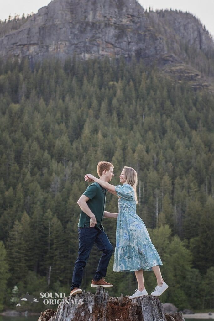 Rattlesnake Lake Engagement // Marshall + Jordan -
