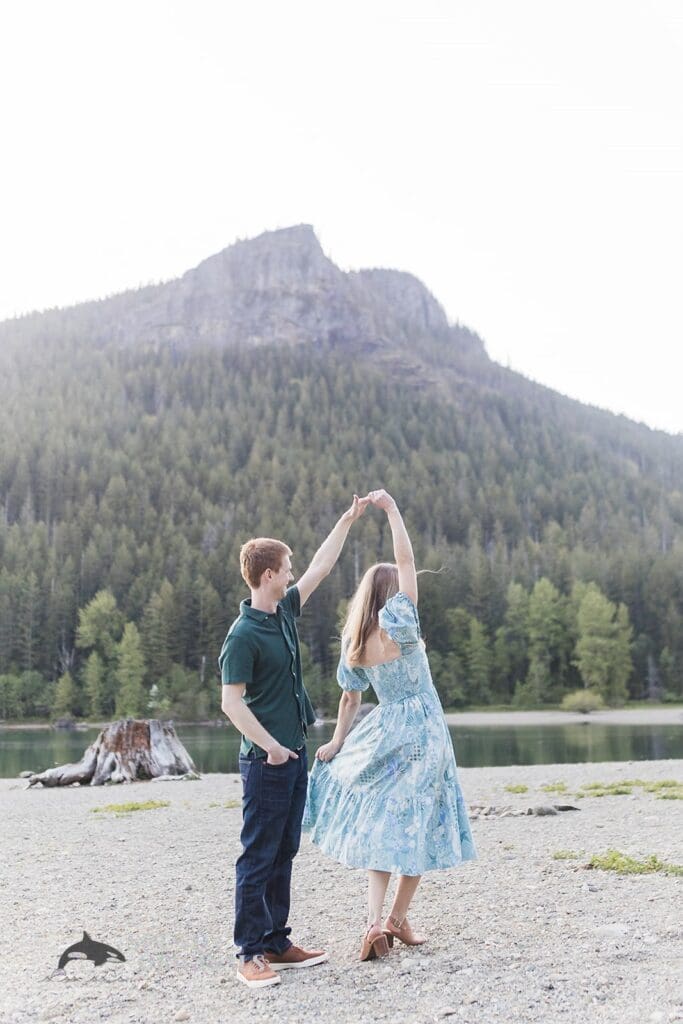 Rattlesnake Lake Engagement // Marshall + Jordan -