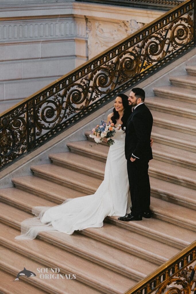 Cristal + Bradley San Francisco City Hall Wedding // Cristal + Bradley -