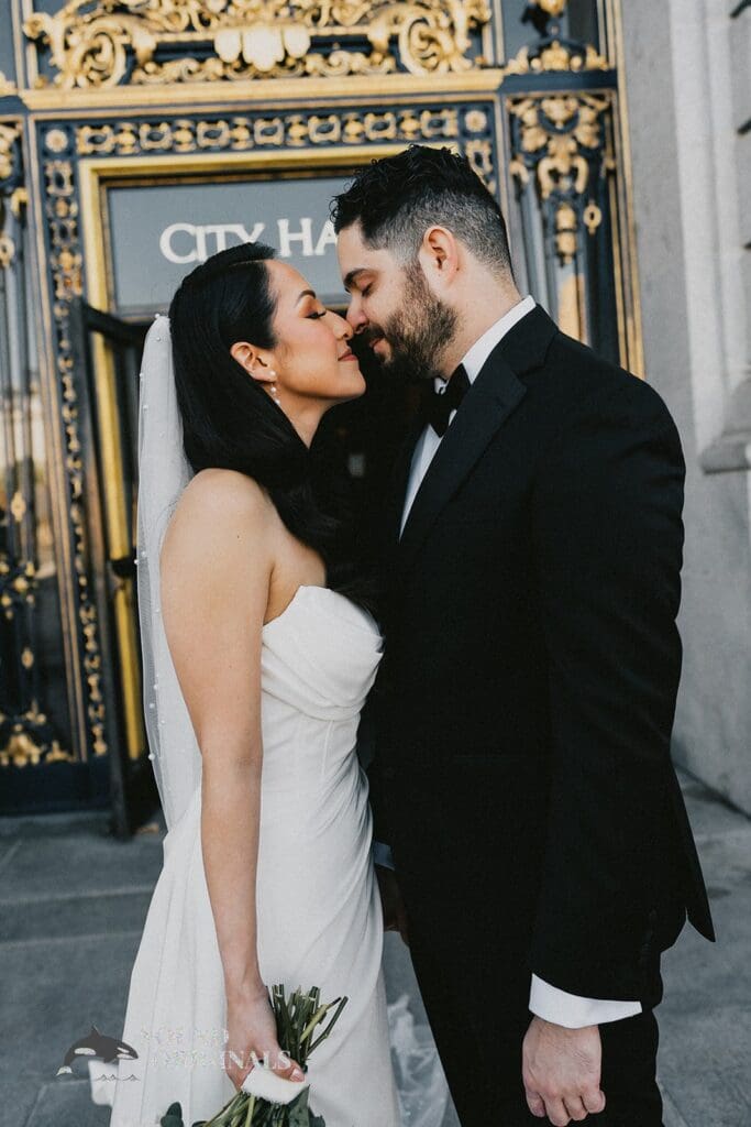Cristal + Bradley San Francisco City Hall Wedding // Cristal + Bradley -