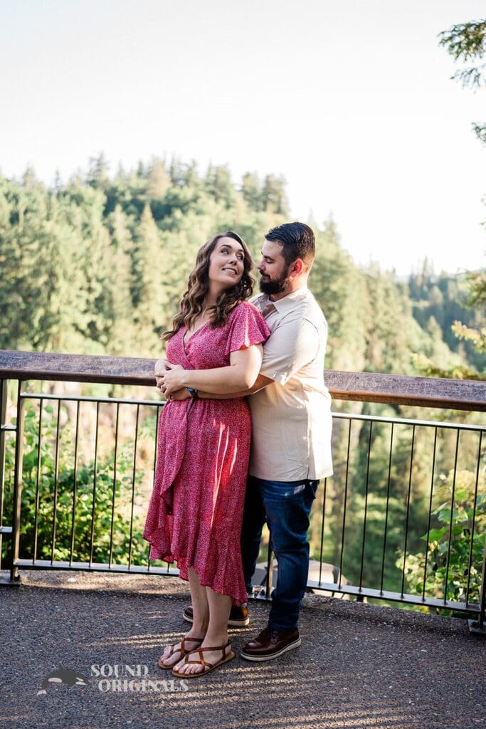 Amanda & Zach Snoqualmie Falls Engagement // Amanda + Zachary -