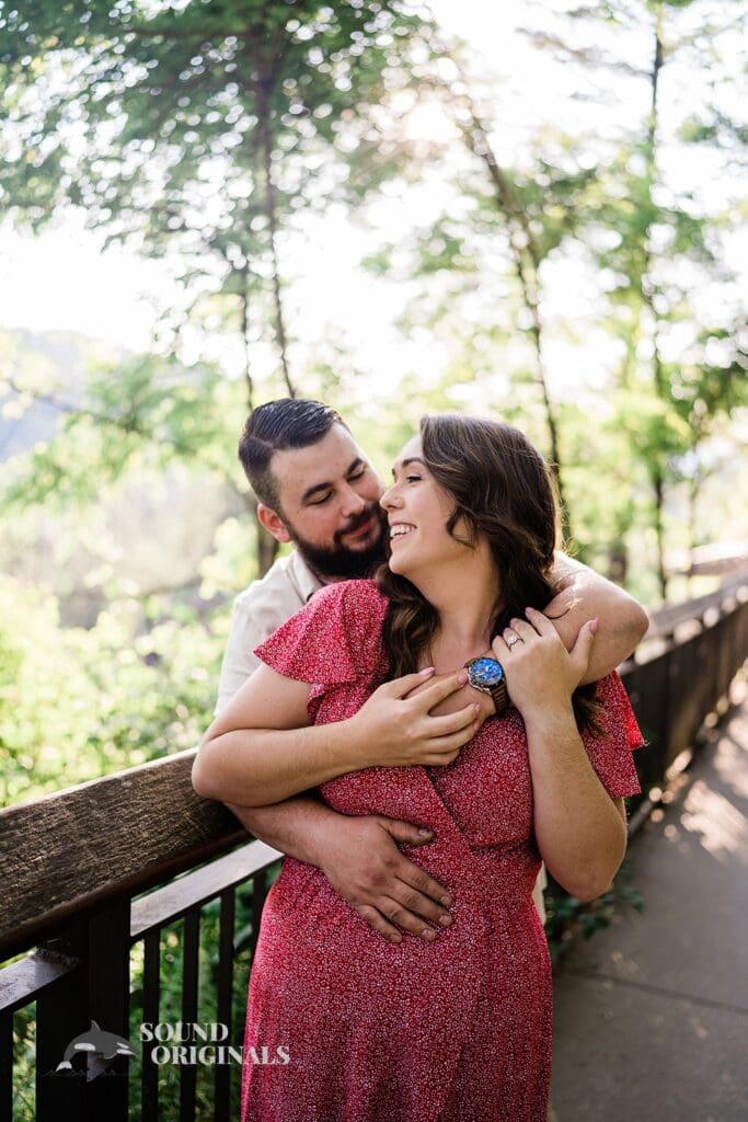 Amanda & Zach Snoqualmie Falls Engagement // Amanda + Zachary -