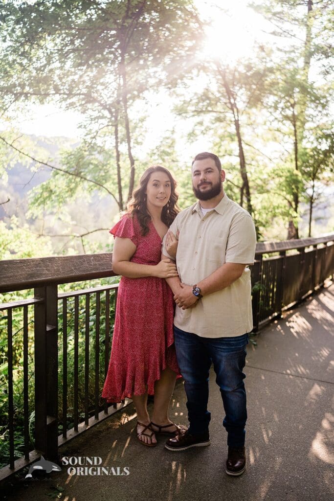 Amanda & Zach Snoqualmie Falls Engagement // Amanda + Zachary -