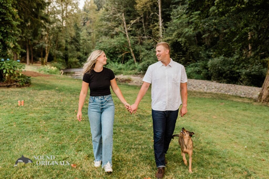 Maya + Baxter Dogs at Engagements -