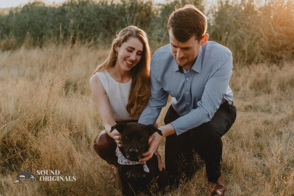 Kat + Jack Dogs at Engagements -