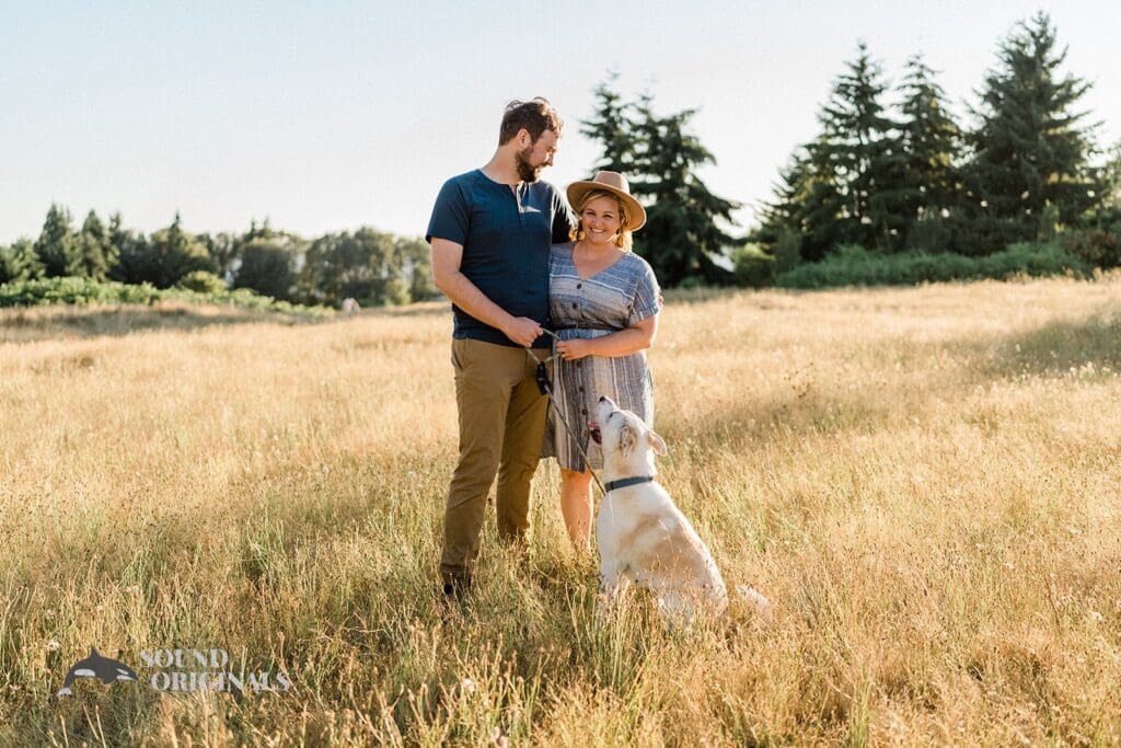 Carly + Joe Dogs at Engagements -
