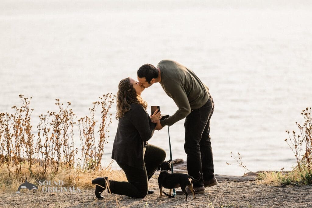 Melissa + Jesus Dogs at Engagements -