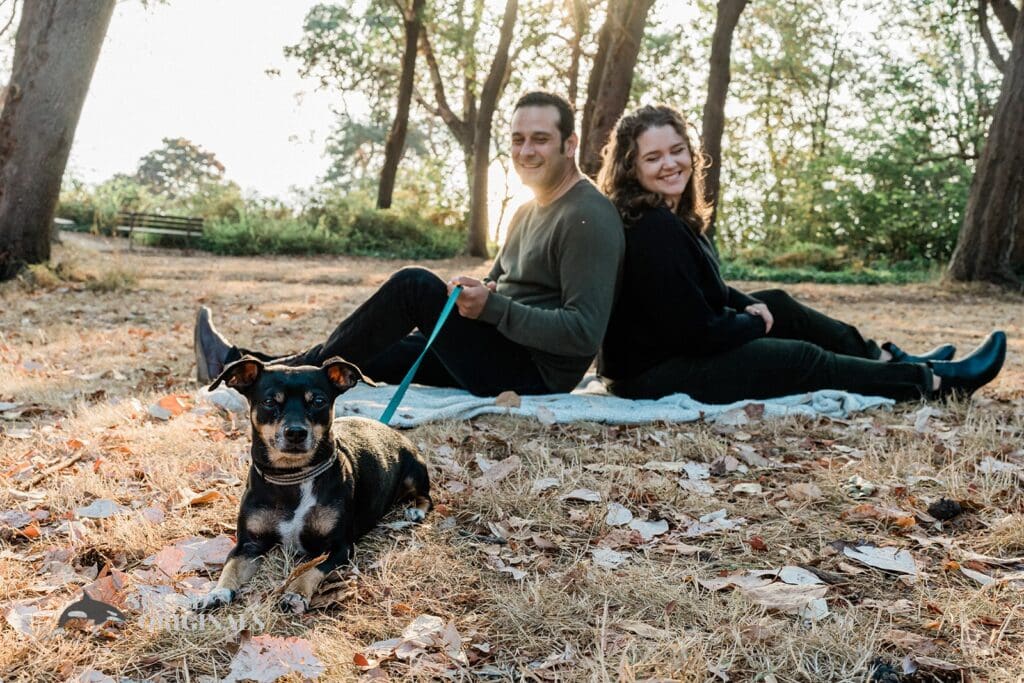 Melissa + Jesus Dogs at Engagements -