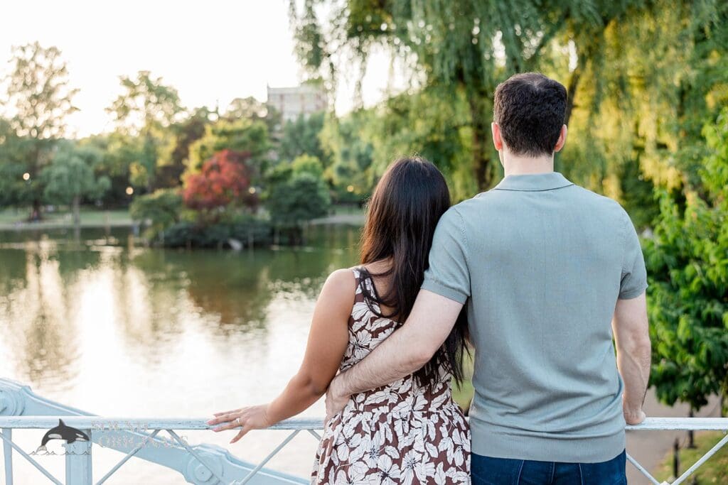 Boston Public Garden Engagement // Umbreen + Dominic -