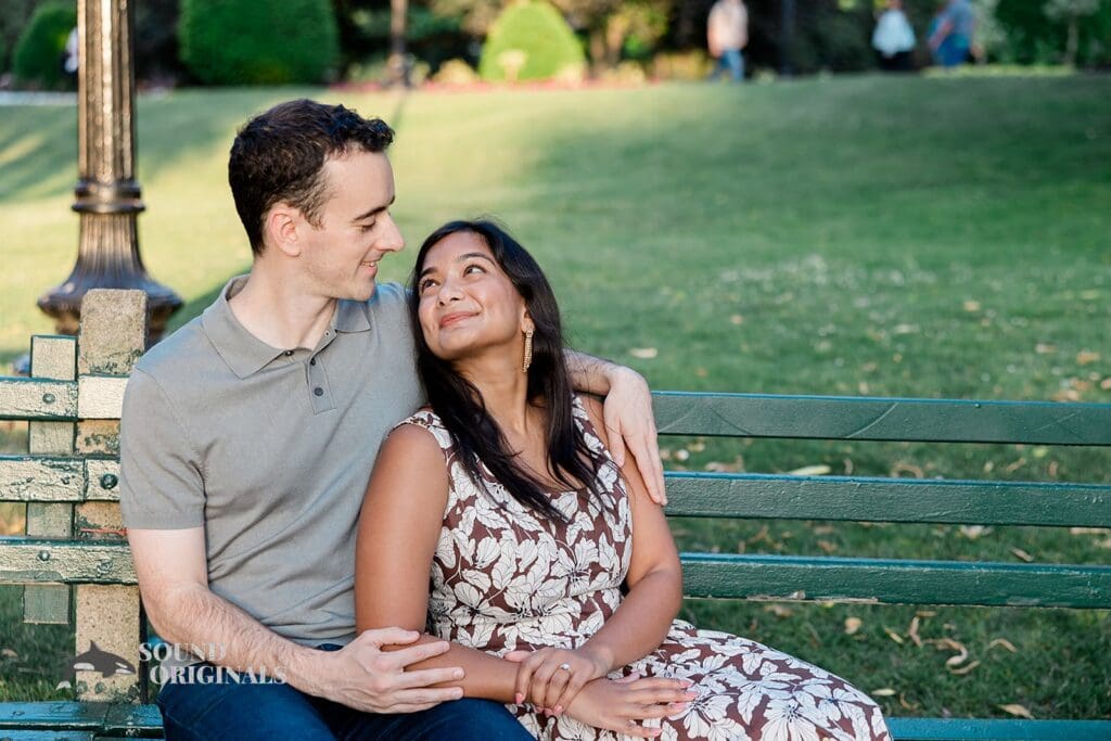 Boston Public Garden Engagement // Umbreen + Dominic -