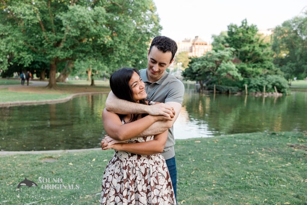 Boston Public Garden Engagement // Umbreen + Dominic -