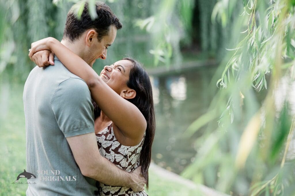 Boston Public Garden Engagement // Umbreen + Dominic -