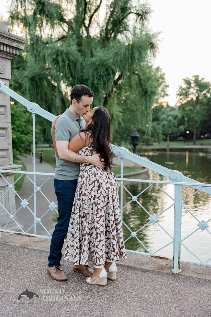 Boston Public Garden Engagement // Umbreen + Dominic -