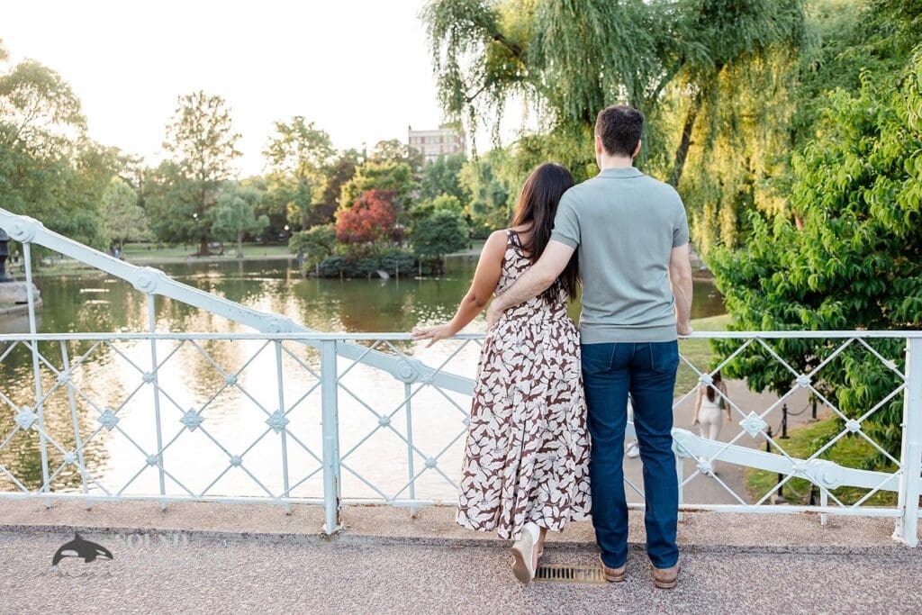 Boston Public Garden Engagement // Umbreen + Dominic -