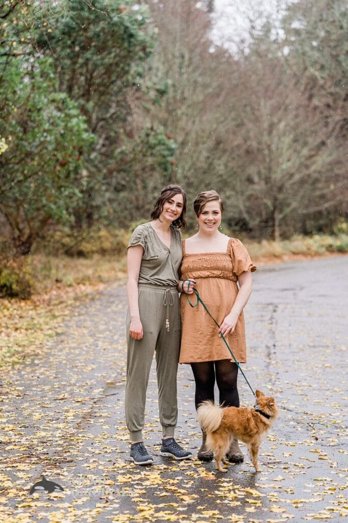 Liv + Emily Dogs at Engagements -