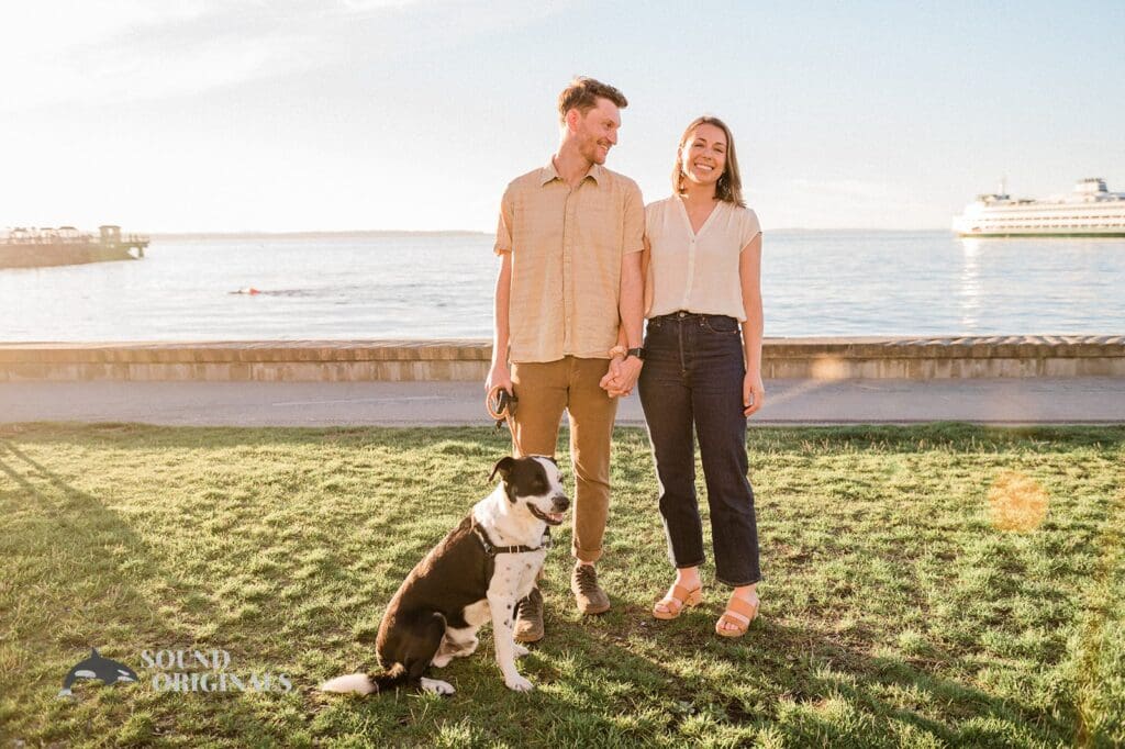Daniella + Phil Dogs at Engagements -