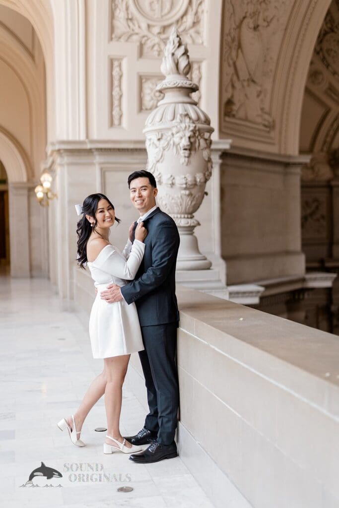San Francisco City Hall Engagement // Amanda & Benn -