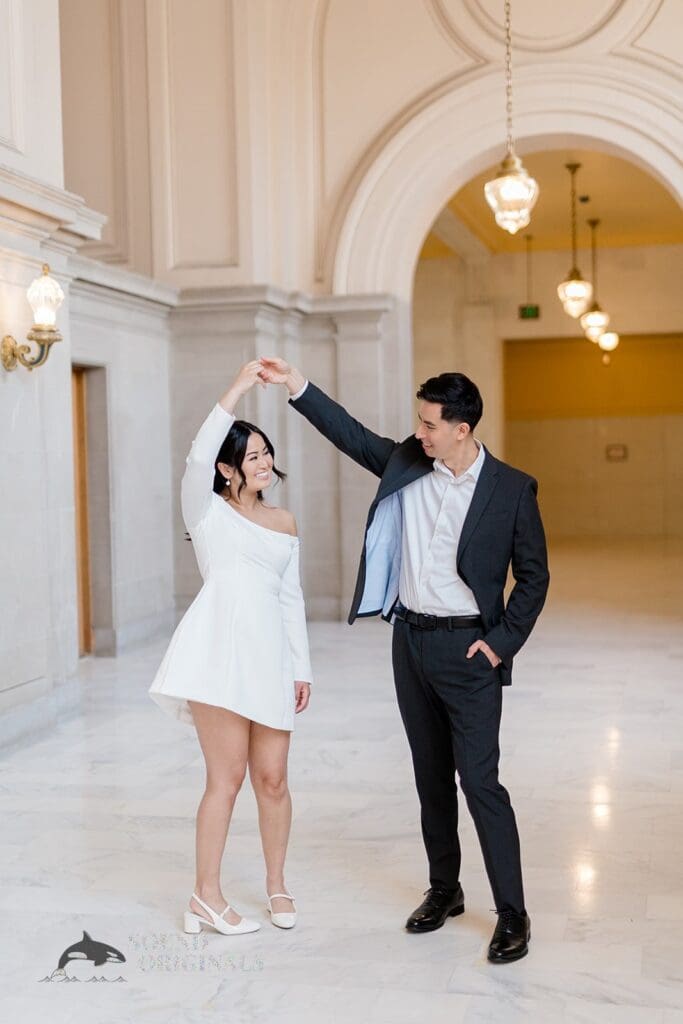 San Francisco City Hall Engagement // Amanda & Benn -