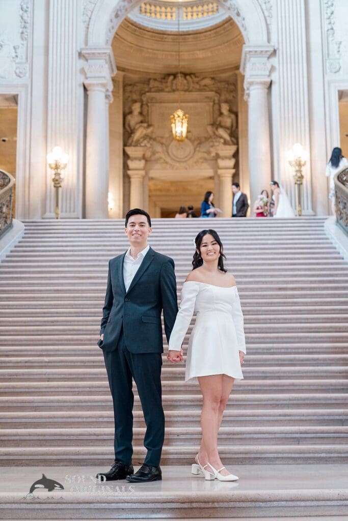 San Francisco City Hall Engagement // Amanda & Benn -