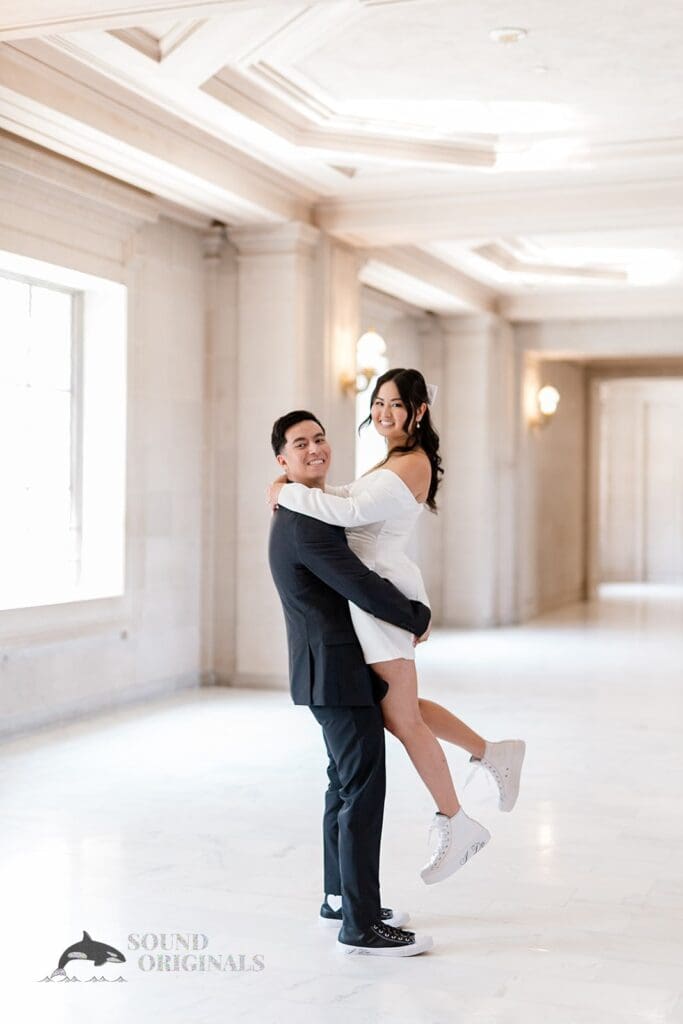 San Francisco City Hall Engagement // Amanda & Benn -