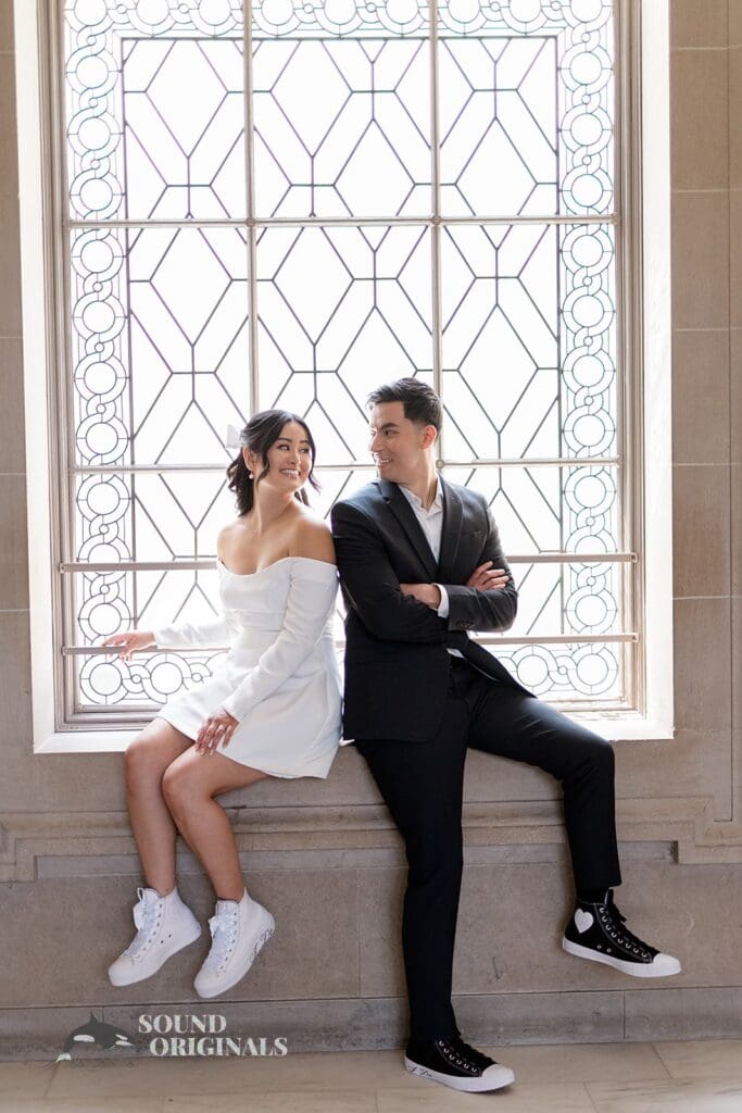 San Francisco City Hall Engagement // Amanda & Benn -