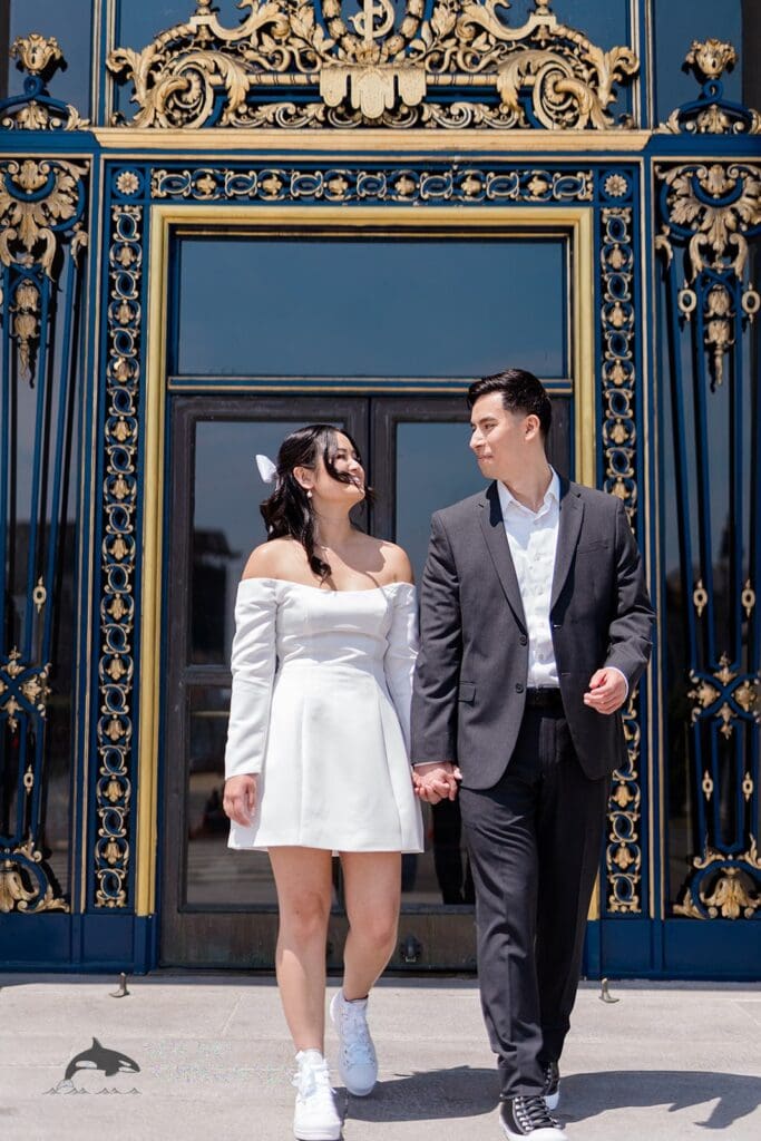 San Francisco City Hall Engagement // Amanda & Benn -
